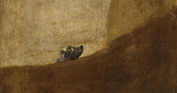 ”El perro” de Francisco Goya
